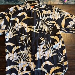Tommy Bahama Black Floral Shirt
